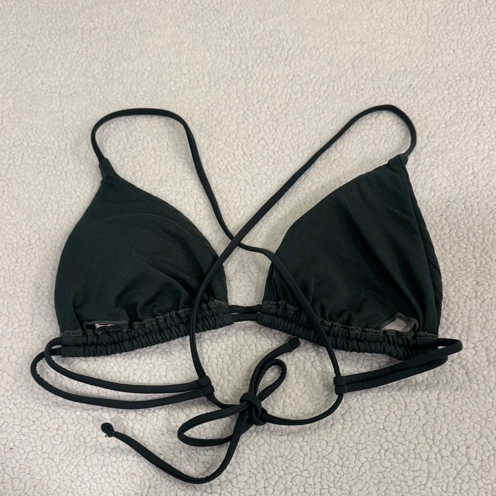 Green Triangle Bikini Set - Picture 3 of 7
